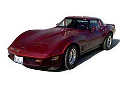 1981-1982 Corvette Factory Stripe Kit Two-Tone Red