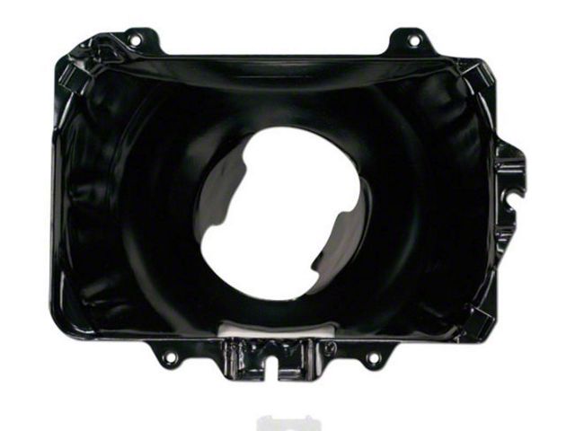 Headlight Bucket Upper RH Dual HL 81-87