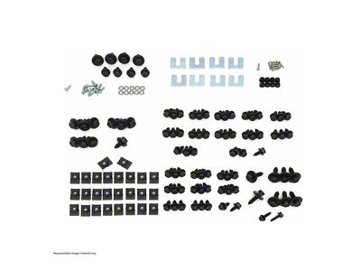 1981-1987 Chevy-GMC Truck Front End Fastener Kit, Black Stainless, Standard