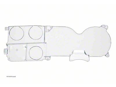 Truck Instrument Cluster Lens, With Clock (81-86 C10; 81-86 K10; 81-87 Blazer; 81-87 Jimmy)