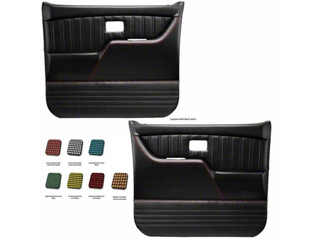 1981-1987 Chevy-GMC Truck TMI Sport Door Panels With Houndstooth Insert, Molded