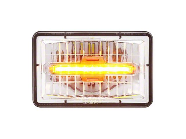 1981-1987 Chevy-GMCTruck LED Headlight With Amber Auxiliary Light, 4x6