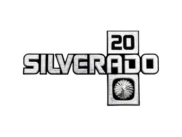 Silverado 20 Fender Emblem, 81-87