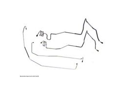 Front Disc Brake Line Set, Power Brakes, Three-Quarter Ton, 4WD, OE Steel (81-86 C10; 81-86 K10; 81-87 Blazer; 81-87 Jimmy)