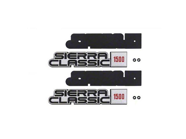 1981-1987 GMC Truck-Suburban Sierra Classic 1500 Fender Emblems