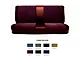 1981-1987 Chevy-GMC Truck Standard Cab Front Bench Seat Cover-Chino Velour Inserts With Matching Vinyl Trim