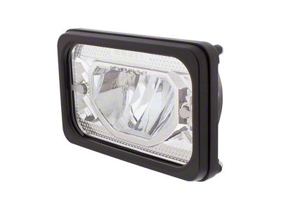 1981-1991 Chevy-GMC Truck Heated LED Headlight, Dual Headlight Models, 4x6, Chrome, Low Beam