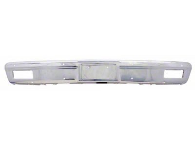 Front Bumper Without Impact Strip Holes-Chrome-AMD