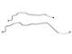 1981-87 Chevrolet/GMC Truck 2WD 3/4-Ton w/Corporate 14-Bolt Rear Axle Brake Lines 2pc, Stainless