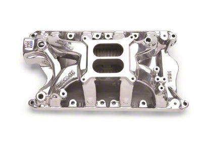 1981-87 Ford Bronco Edelbrock 75811 Performer RPM Air Gap Manifold-351ci-Polished