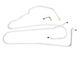 1981-87 Chevrolet/GMC Truck 2WD 3/4-Ton Crew Cab Longbed 1/4 F to R Brake Lines 3pc, OE Steel