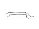 1981-87 Chevrolet/GMC Truck 4WD 3/4-Ton w/Corporate Six-Lug Axle 3/16 Rear Axle Brake Lines 2pc, Stainless