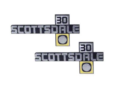 1981-88 Chevy Truck Fender Emblems, Scottsdale 30