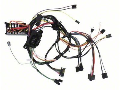 1981 Camaro Under Dash Main Wiring Harness ,Manual Trans With Gauges