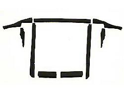 1981 Corvette Radiator And Fan Shroud Seal Kit L48 Without Air Conditioning 1980 Or Without Heavy Duty Radiator (Sports Coupe)