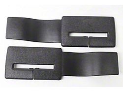 Seat Belt Headliner Trims, Pair-Black (82-85 Camaro)
