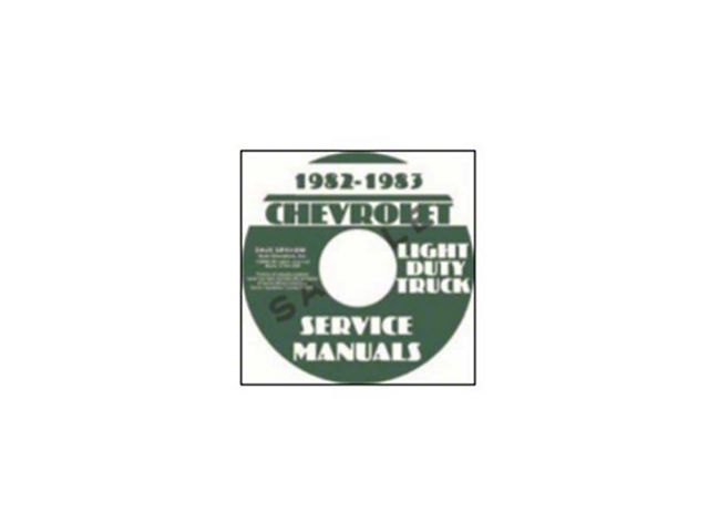 1982-1983 Chevrolet Light Duty Truck Service Manuals (CD-ROM)
