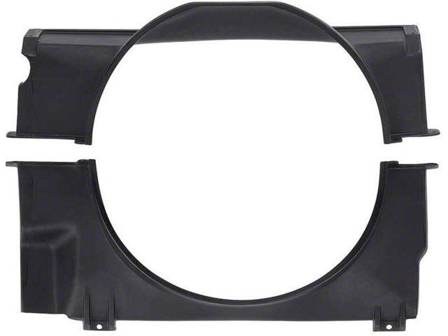 1982-1985 Camaro 305H with AC Upper And Lower Fan Shroud Set
