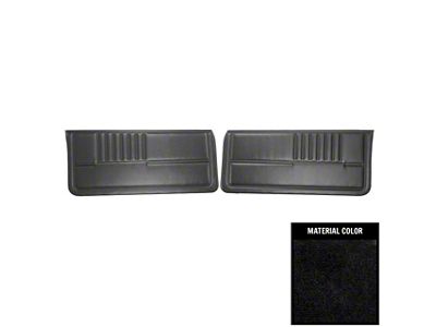 1982-1985 Camaro Standard Black Front Door Panels