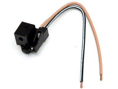 1982-1987 El Camino Headlight Harness Replacement Socket With Pigtail, Low Beam