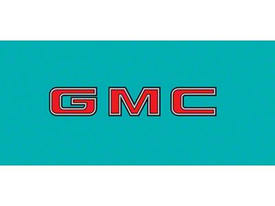 GMC Tailgate Decal Red/White/Black 82-90
