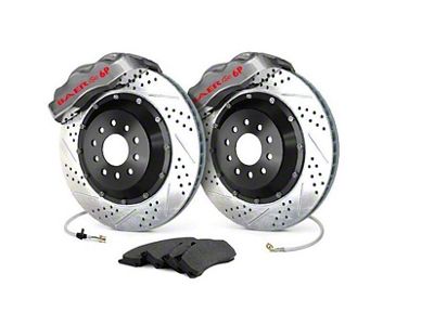 1982-1992 Baer Brakes 14 Front Pro + Brake System,Silver Calipers with Brorg Warner 9-Bolt