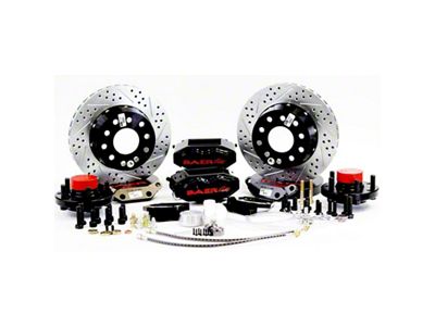 Baer SS4+ Front Big Brake Kit with 11-Inch Rotors; Black Calipers (82-92 Camaro)