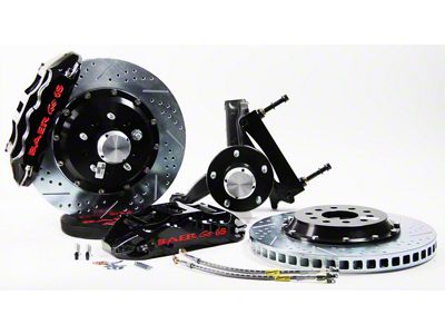 Baer Extreme+ Front Big Brake Kit with 14-Inch Rotors; Black Calipers (82-92 Camaro)