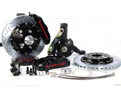 1982-1992 Camaro Baer Brakes 14 Front Pro + Brake System,Black Calipers