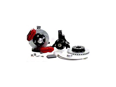 1982-1992 Camaro Baer Brakes Rear 11 Baer Brakes Pro+S4 Fire Red Caliper