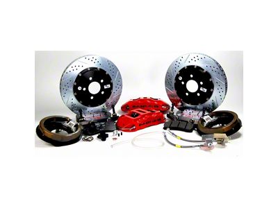 1982-1992 Camaro Baer Brakes Rear 13 Baer Brakes Extreme+6P Black Caliper