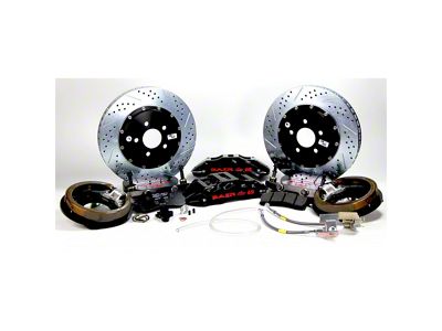 1982-1992 Camaro Baer Brakes Rear 13 Baer Brakes Extreme+T4 Silver Caliper