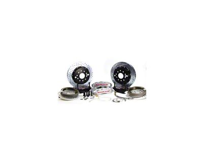 Baer Pro+ Rear Big Brake Kit with 14-Inch Rotors; Silver Calipers (82-92 Camaro w/ OE Borg Warner 9-Bolt C-Clip Housing Ends)
