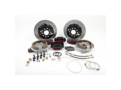 1982-1992 Camaro Baer Brakes Rear 13 Baer Brakes SS4+6P Black Caliper