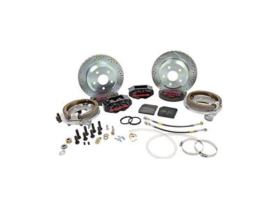 Baer SS4+ Front Big Brake Kit with 11-Inch Rotors; Black Calipers (82-92 Camaro)