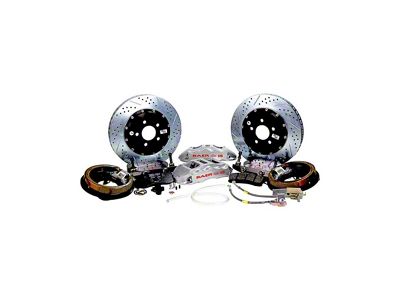 1982-1992 Camaro Baer Brakes Rear 14 Baer Brakes Pro+6S Silver Caliper