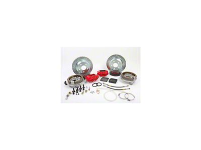 Baer Pro+ Front Big Brake Kit with 14-Inch Rotors; Red Calipers (82-92 Camaro)