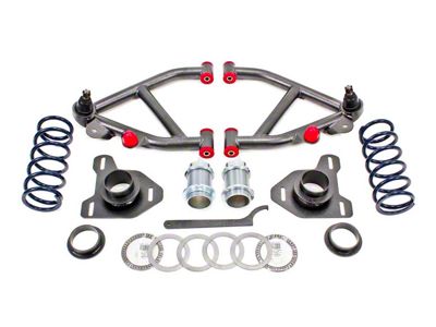 1982-1992 Camaro Black Hammertone BMR A-arm Coil-over Package