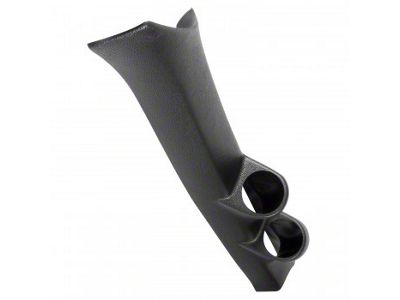 Auto Meter Full A-Pillar Dual Gauge Pod Mount; 2-1/16 Inch (82-92 Camaro Coupe w/ T-Top)