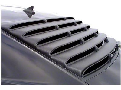 1982 1992 Camaro Louvers, Rear Window, Aluminum, With Wiper, Without Third Brake Light