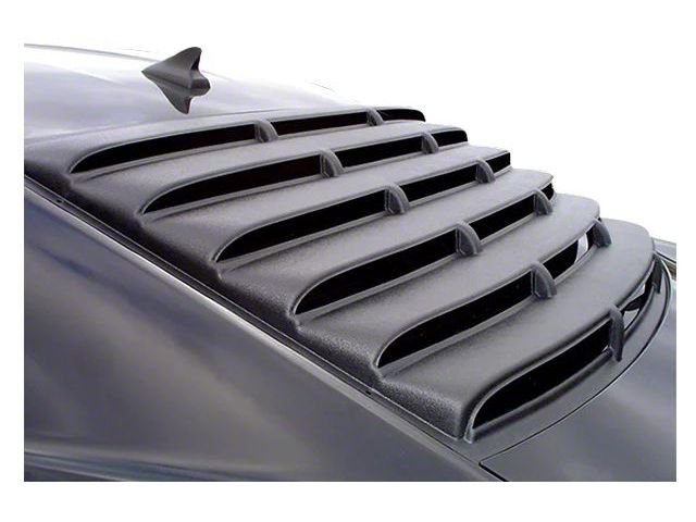 1982 1992 Camaro Louvers, Rear Window, Aluminum, With Wiper, Without Third Brake Light