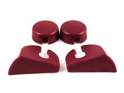 1982-1992 Camaro Rear Hatch Strut Cover Trim Kit, Red