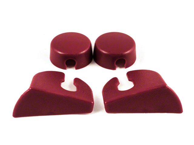 1982-1992 Camaro Rear Hatch Strut Cover Trim Kit, Red