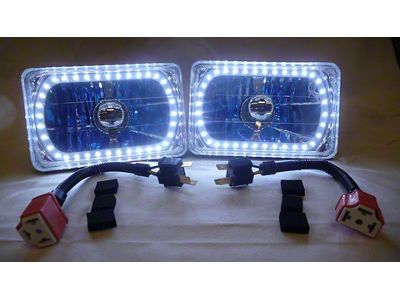 1982-1992 Camaro Redline Lumtronix 6X4 White Halo Headlight Kit