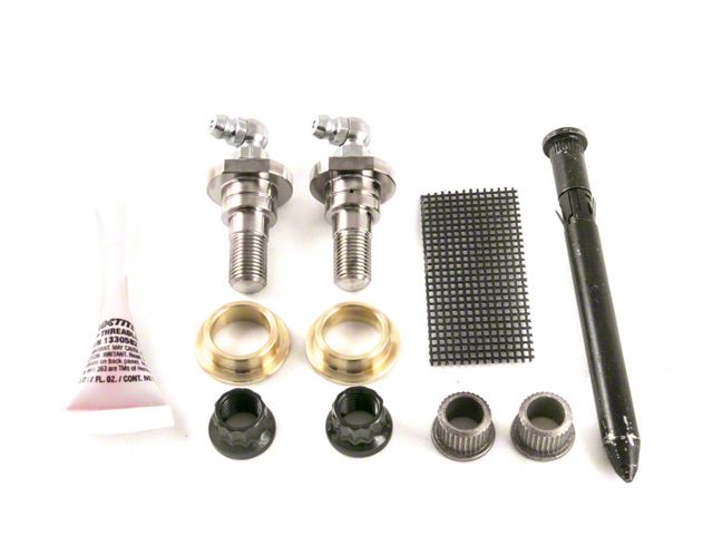 1982-1992 Camaro Standard Greaseable Billet Upper Door Hinge Bushing and Lower Pin Kit