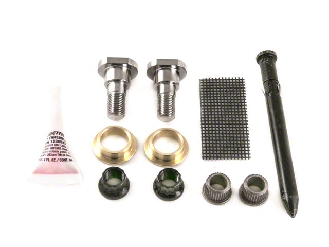 1982-1992 Camaro Standard Non-Greaseable Billet Upper Door Hinge and Lower Pin Kit