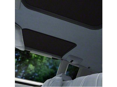 1982-1992 Camaro T Top Sunshades Black Covered Foam Back Cloth