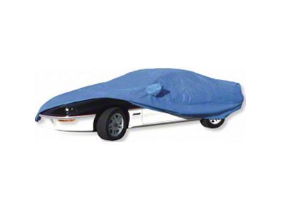 1982-1992 Firebird Car Cover with Aero-Wing or Rear Spoiler Diamond Blue