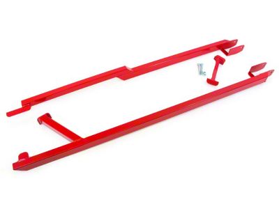UMI Performance Weld-In Boxed Subframe Connectors; Red (82-92 Camaro)