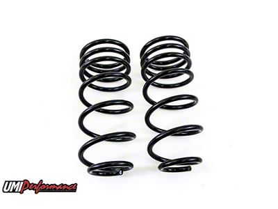 UMI Performance Rear Lowering Springs; 1.50-Inch (82-92 Camaro)